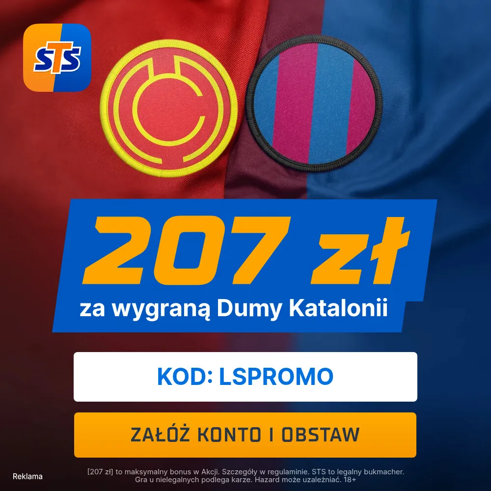 207 zł za wytypowanie zwycięzcy meczu RCD Mallorca - FC Barcelona w STS