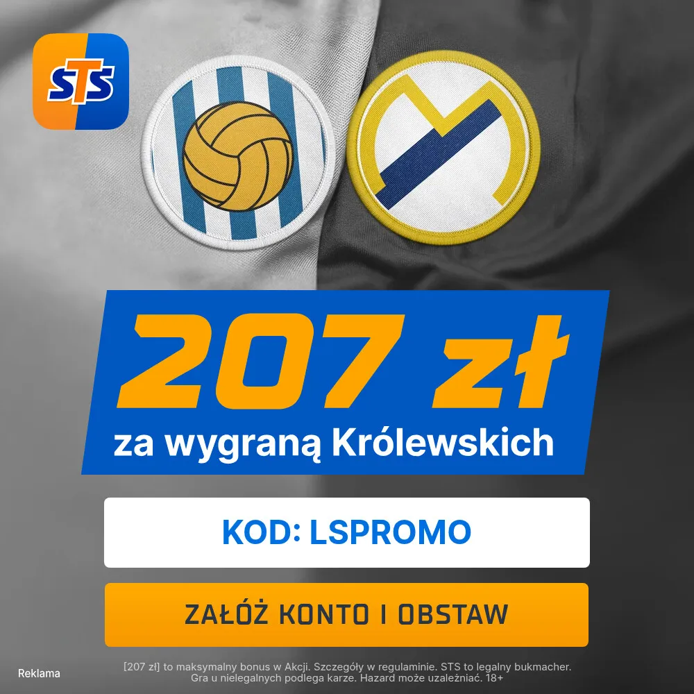 207 zł za wytypowanie zwycięzcy meczu Real Sociedad - Real Madryt w STS