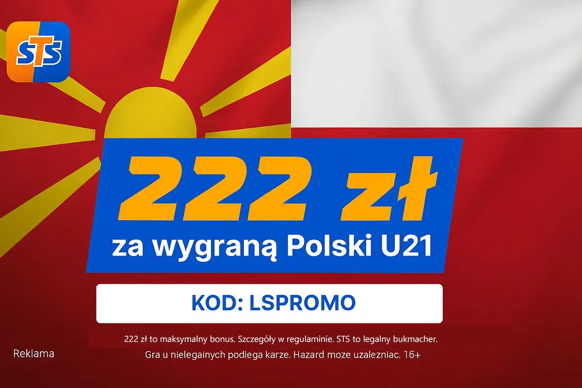 222 zł za wygraną Polski U21 z Macedonią U21 w STS