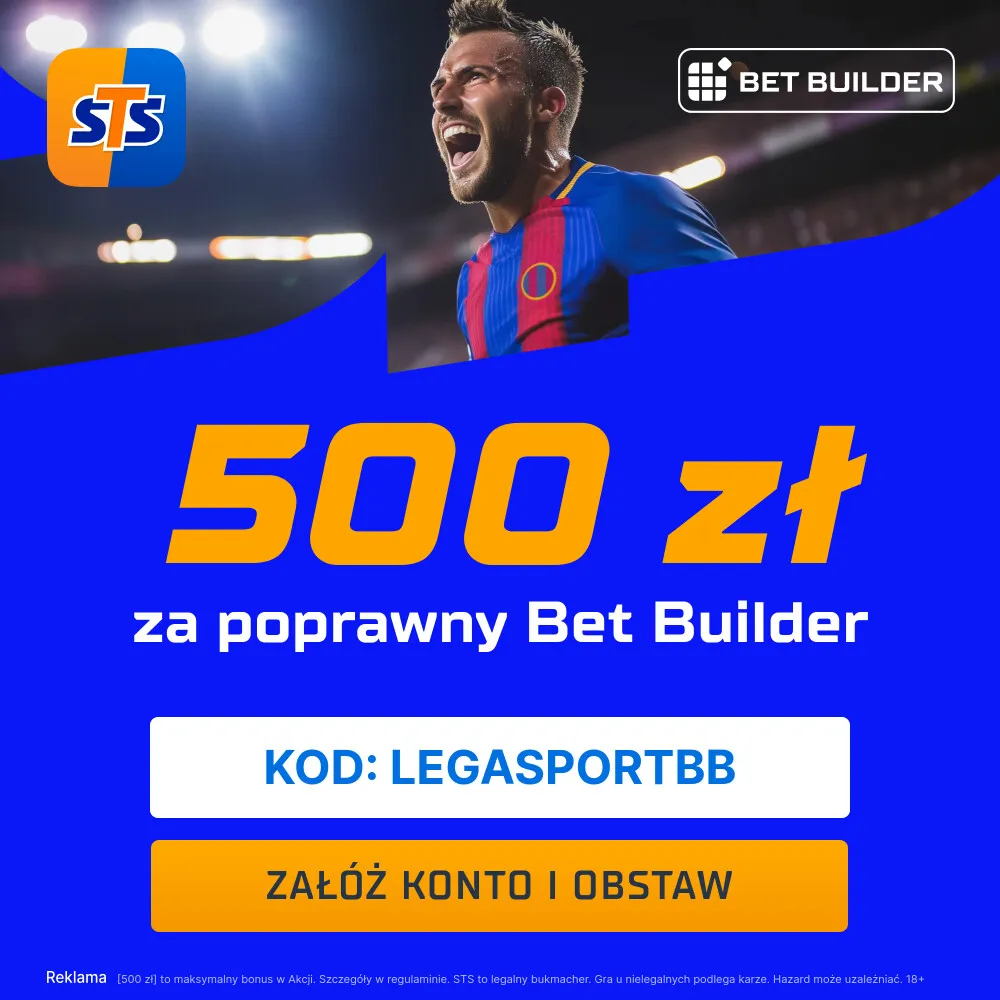 500 zł za poprawny Bet Builder na mecz Atletico Madryt - FC Barcelona od STS