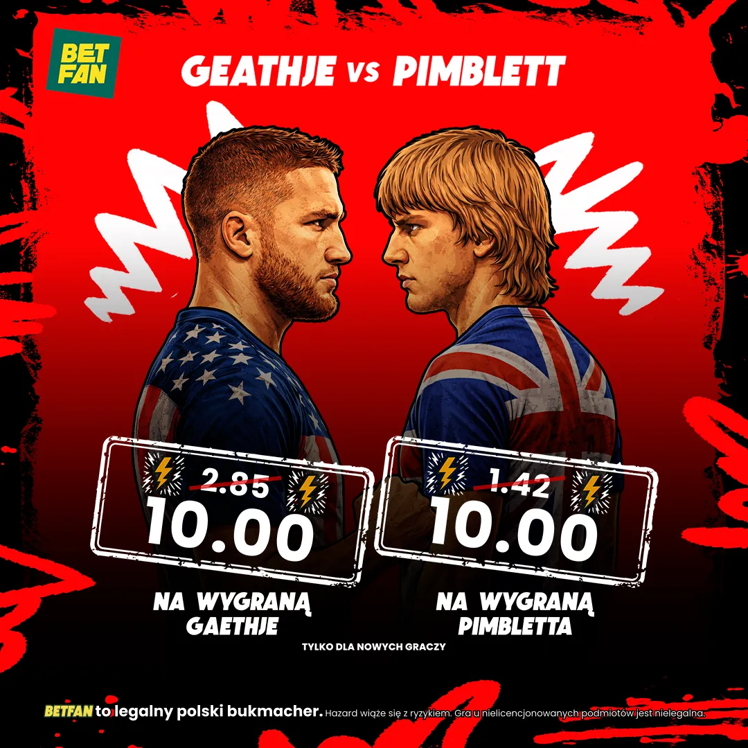 BETFAN: Kurs 10.0 na wygraną Gaethje i Pimbletta