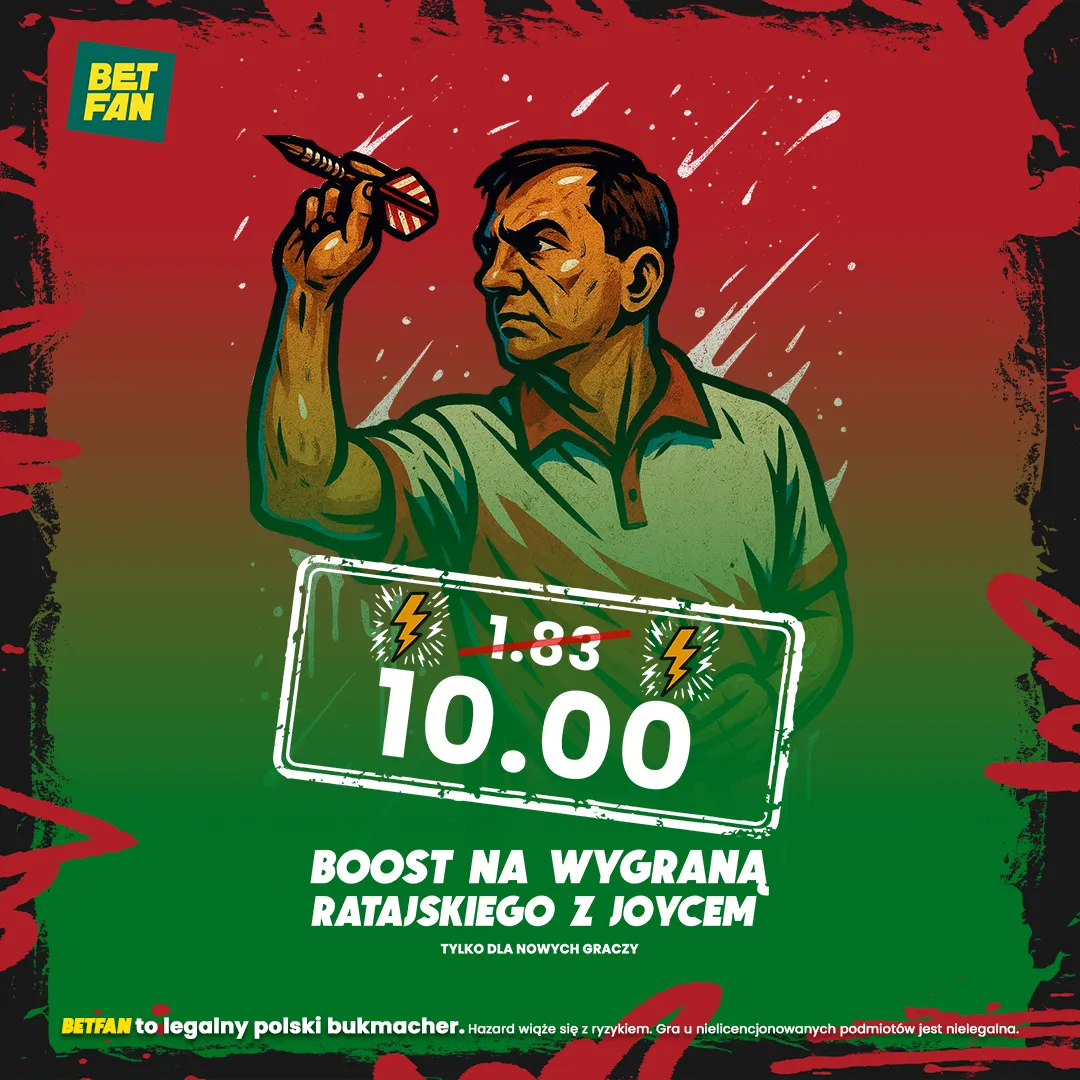 BETFAN: Kurs 10.0 na wygraną Ratajskiego z Joycem