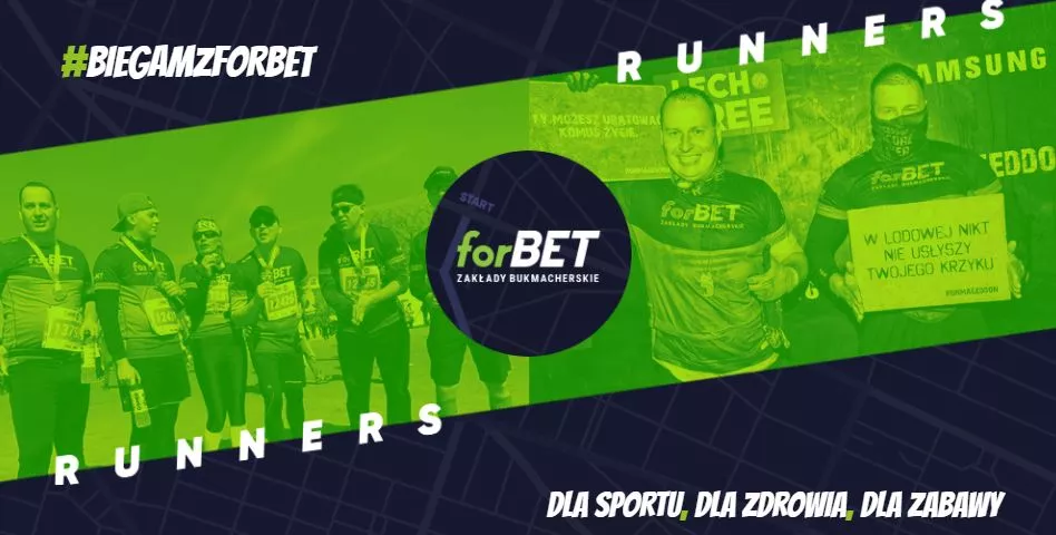 Infografika dotycząca inicjatywy forBET Runners