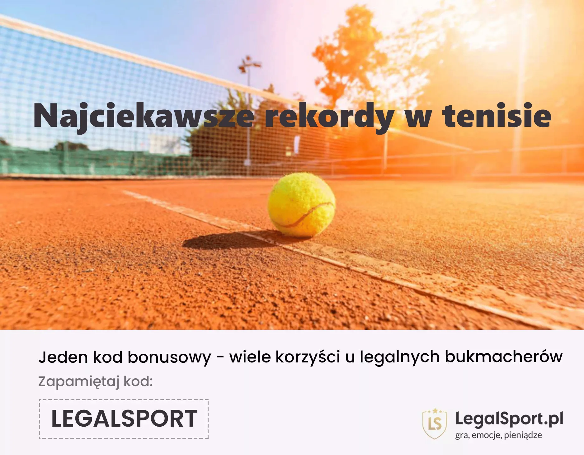 Rekordy w tenisie ziemnym. Najciekawsze osiągnięcia tenisistek i tenisistów