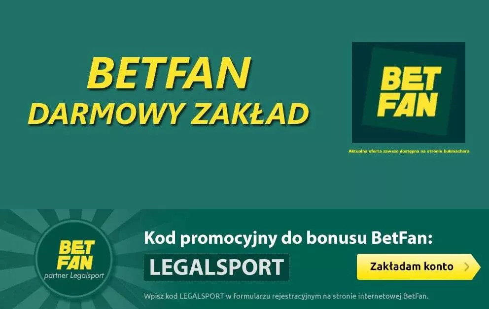 Premia bez depozytu w Betfan Zakłady Bukmacherskie