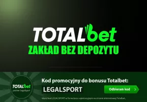 Totalbet freebet  bez depozytu 