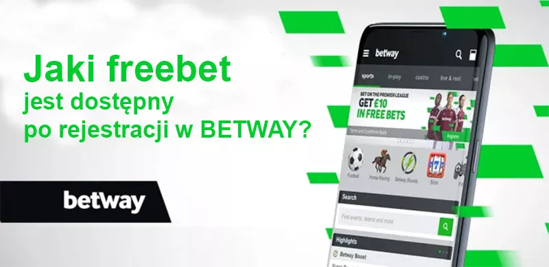 Freebet powitalny Betway