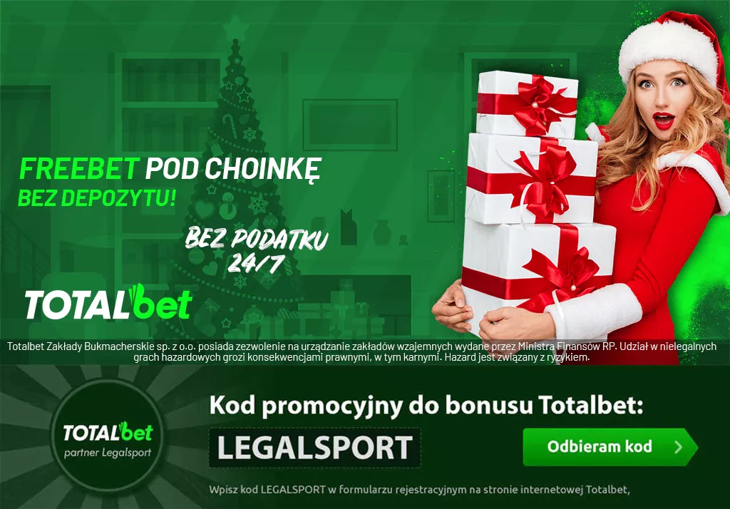 Freebet świąteczny prezent 