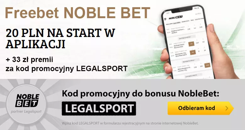 NobleBET bonus bez depozytu