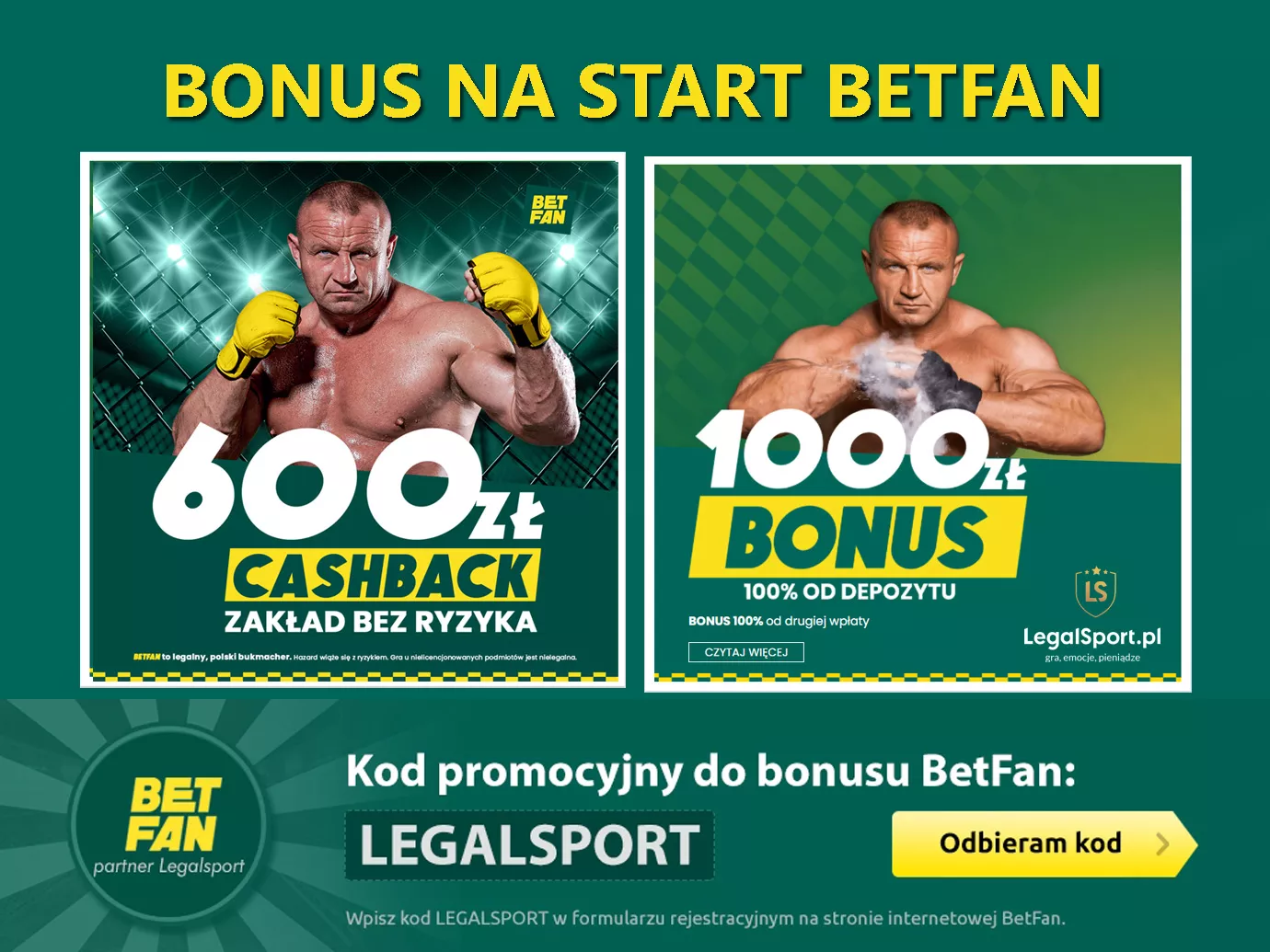 BETFAN bonus na start | czerwiec 2023