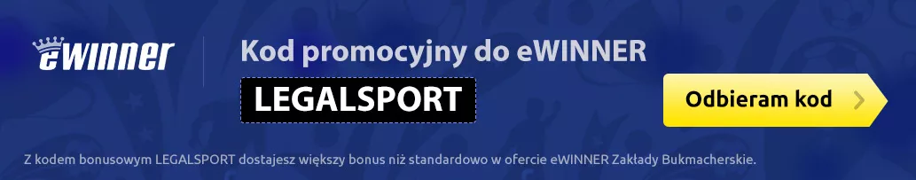 eWinner Zakłady Bukmacherskie - kod do powitalnego pakietu 655 zł