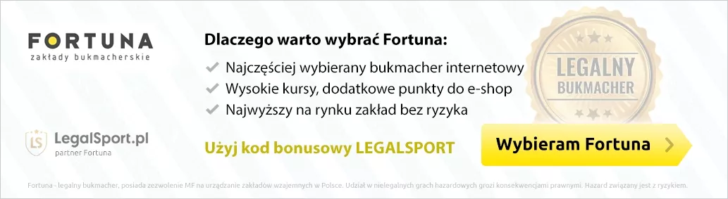 Rekomendacje dla legalnego bukmachera Fortuna online