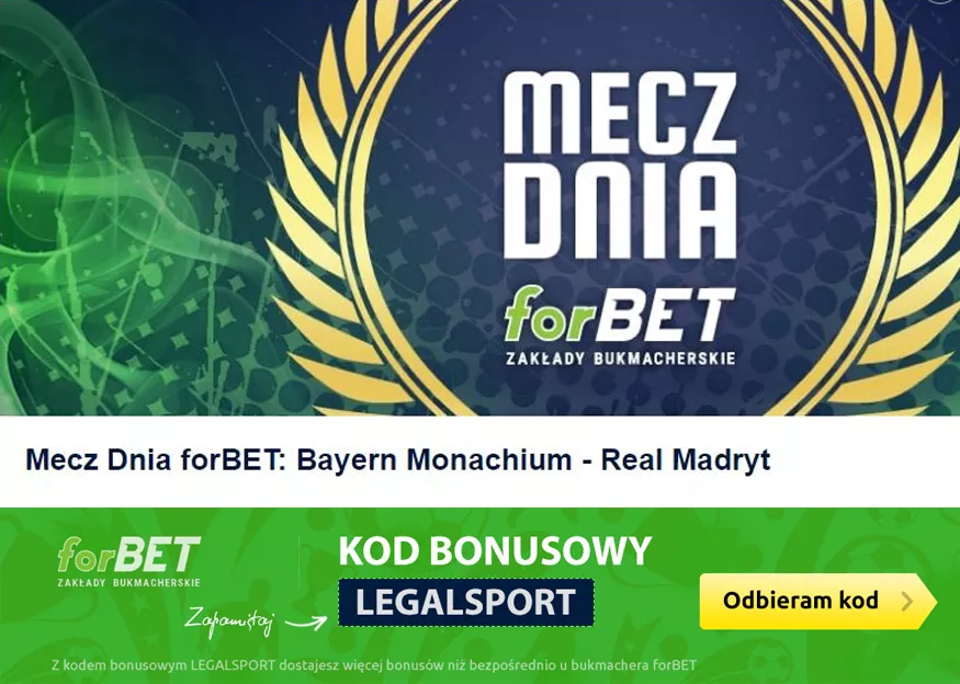 Mecz dnia na finały LM w forBET online