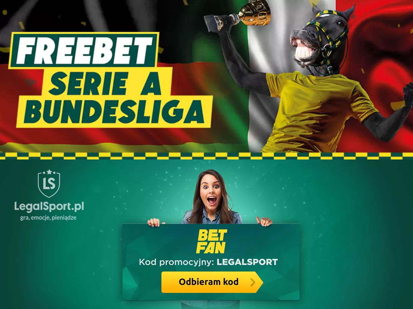 Freebet na Bundesligę i Serie A