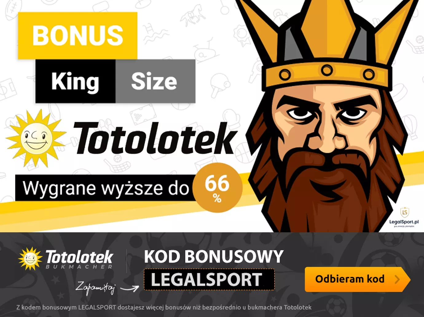 Bonus King Size w Totolotku