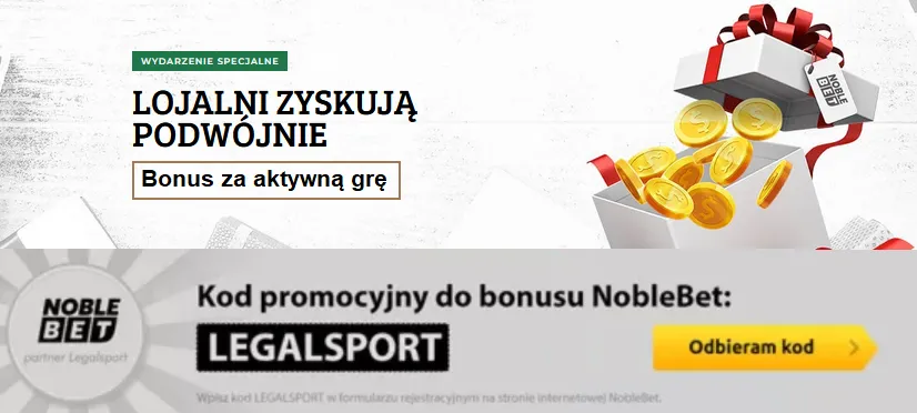 Bonus lojalnościowy w Noblebet
