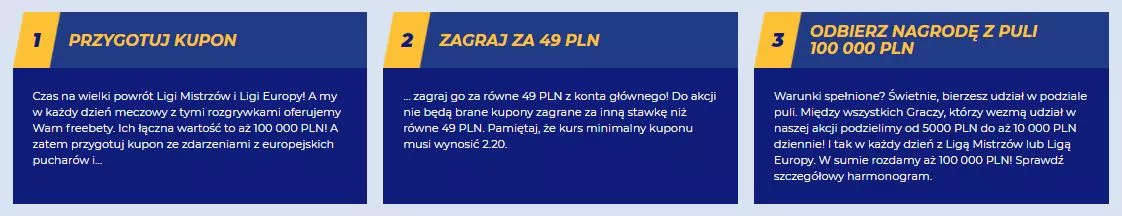 Darmowe zakłady na LM i LE - jak wziąć udział w akcji bonusowej eWinner