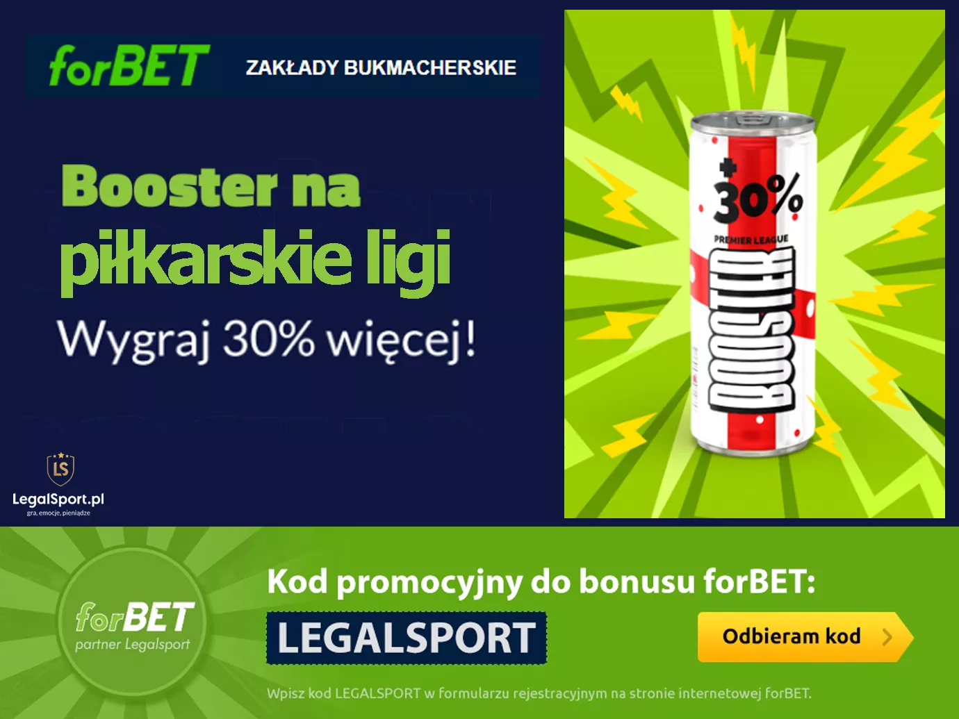 Booster w forBET: +30% do wygranych