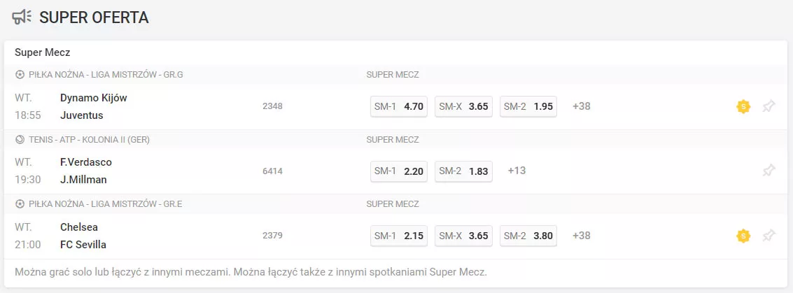 Kto ma wysokie kursy na Ligę Mistrzów? Superbet w ofercie SuperMecz