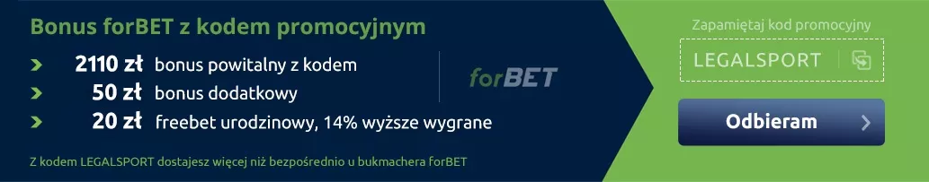 Bonus na start z kodem promocyjnym od LegalSport.pl | Najlepszy bonus startowy w Polsce