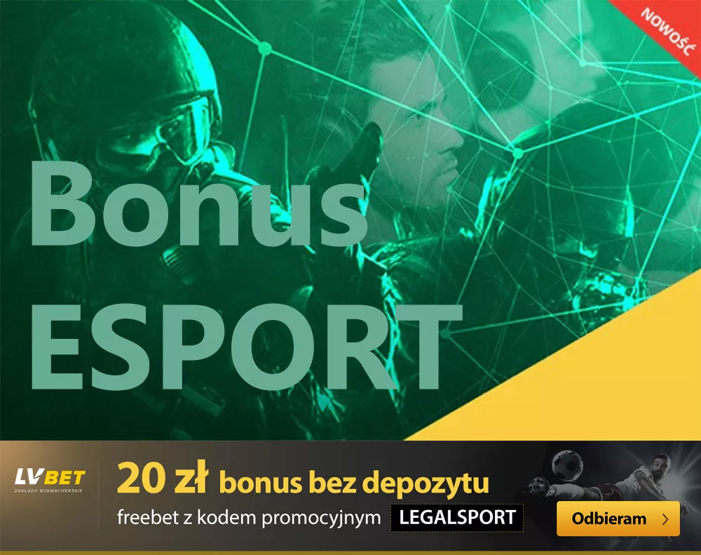 LVBET i bonus 20 zł na esport