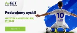 forBET MaxiZysk - bonus z mnożnikiem wygranej na Ekstraklasę