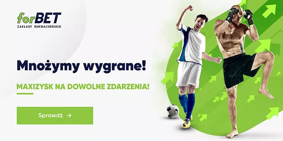 MaxiZysk na dowolne zdarzenie w forBET online