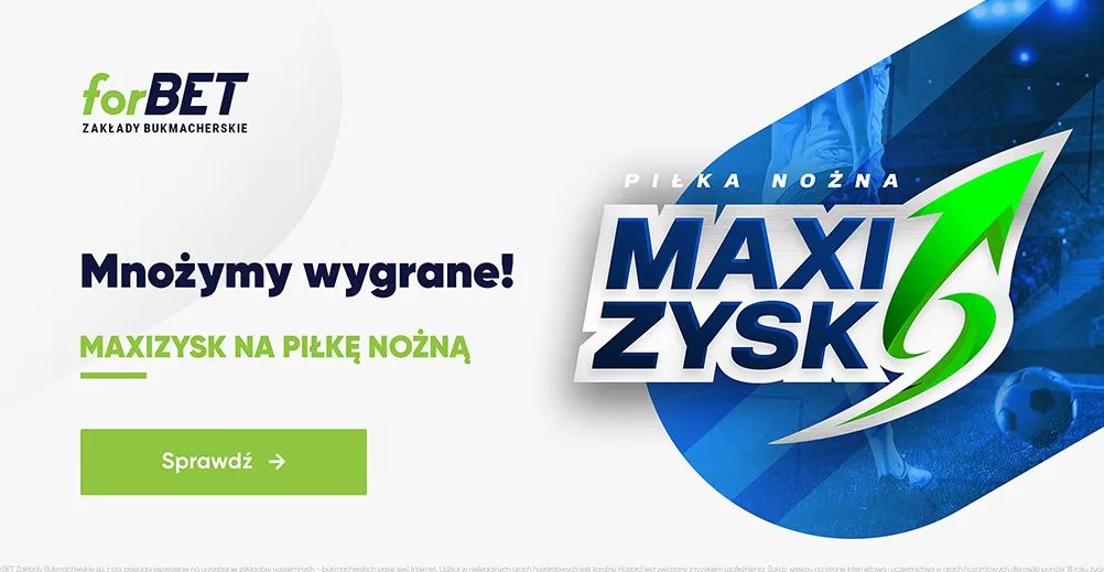 Mnożnik wygranej MaxiZysk do kuponów na piłkę nożną w forBET