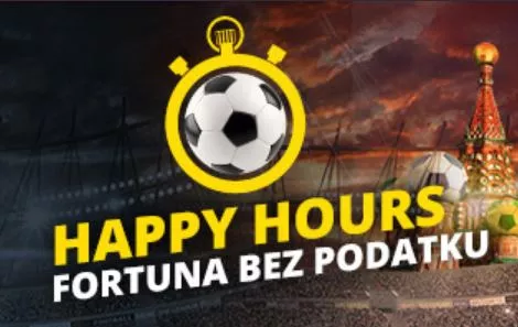 zdjęcie promocji Happy Hours w Fortunie - graj bez podatku w Fortuna Zakłady Bukmacherskie