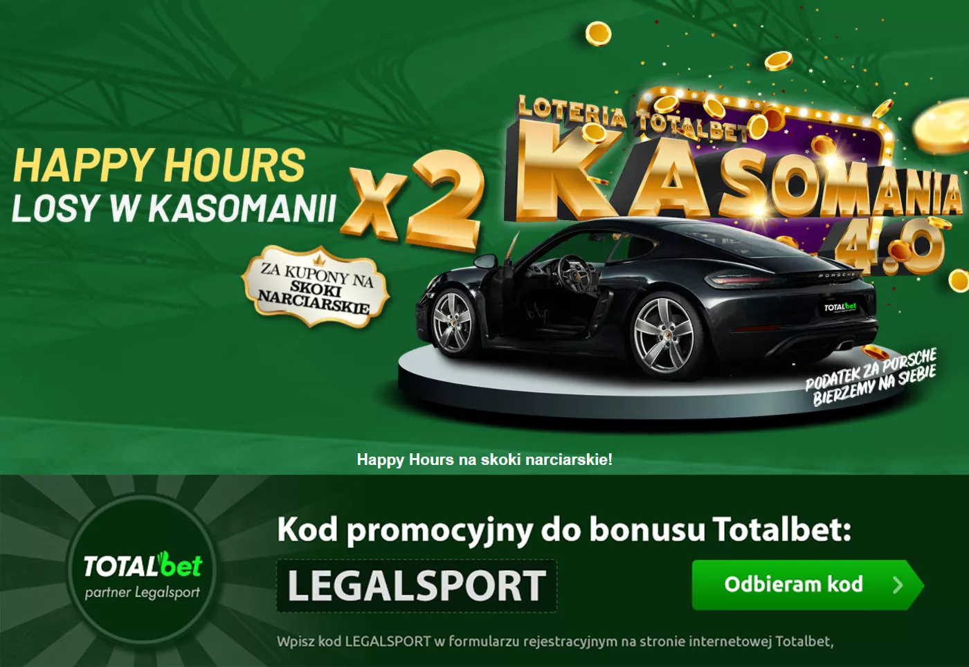 2x więcej losów podczas Happy Hours w Totalbet