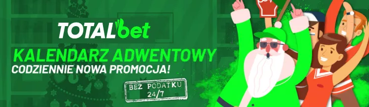 Codziennie nowe promocje w kalendarzu świątecznym od TOTALbet