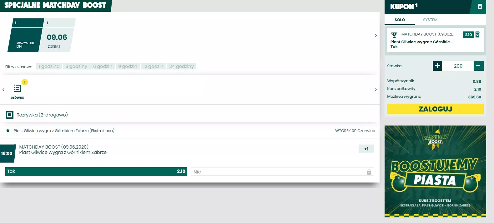 Boost betfan - zakłady z wyższym kursem