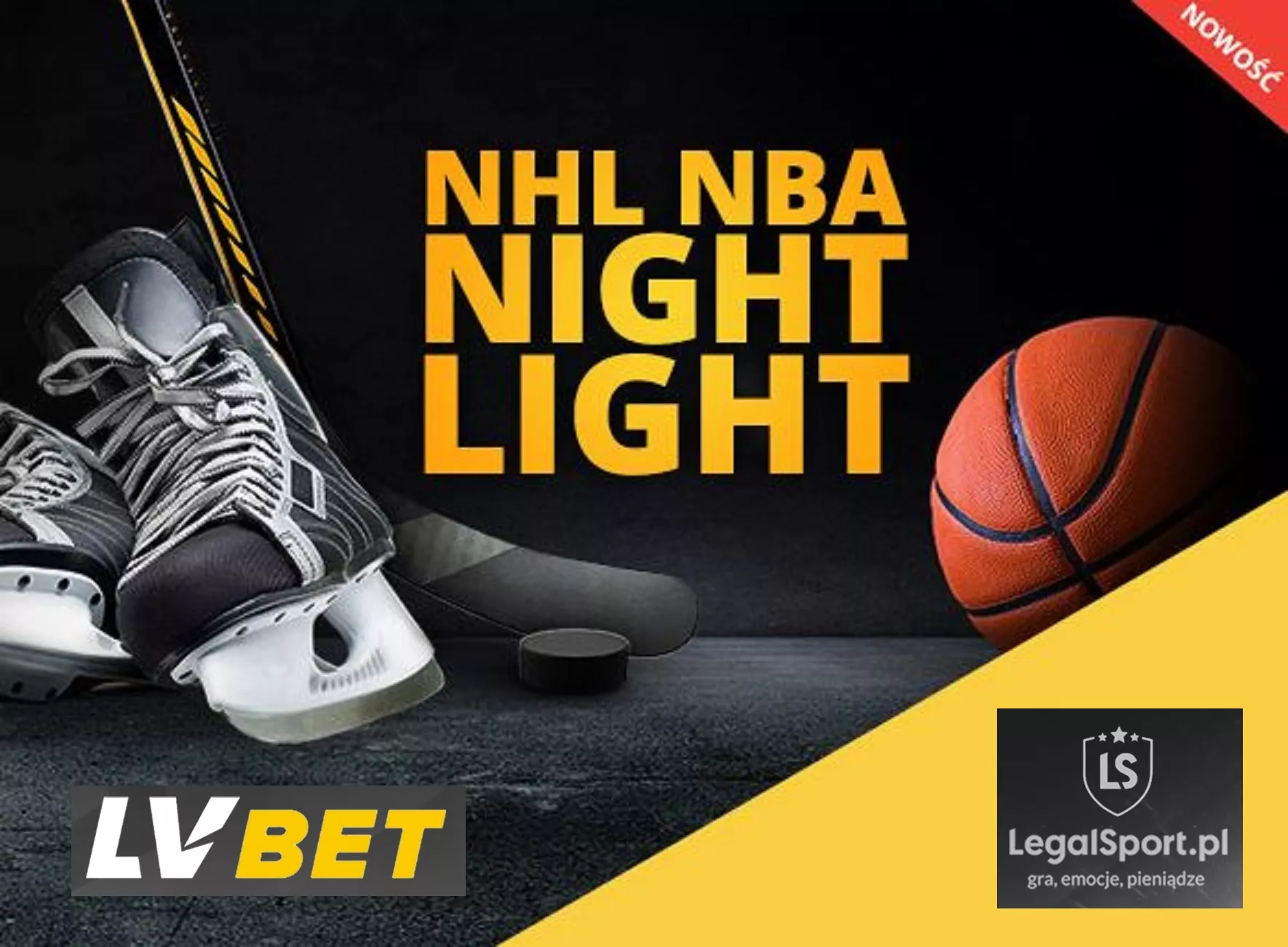 Nocna liga NBA i NHL w LVBET
