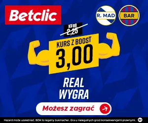 BOOST na El Classico - liga hiszpańska Real Madryt vs FC Barcelona