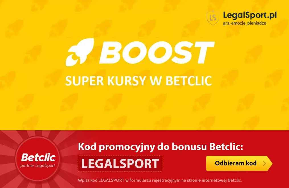 Betclic Boost - promocja kursowa dla typerów Betclic