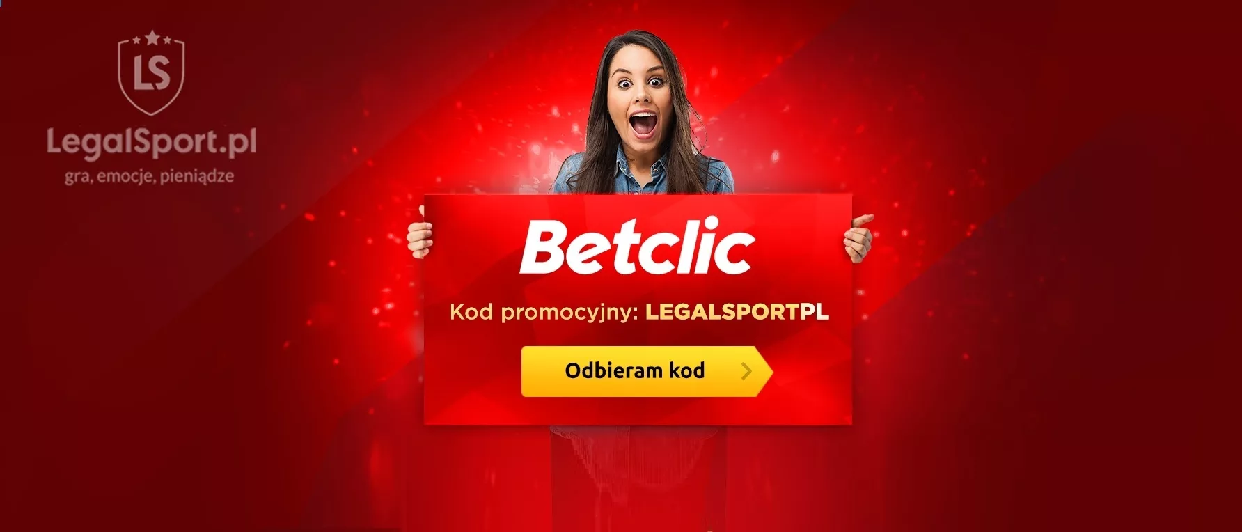 Ekskluzywny kod do Betclic - dzięki kodowi zyskuje się ulepszony cashback 550 zł
