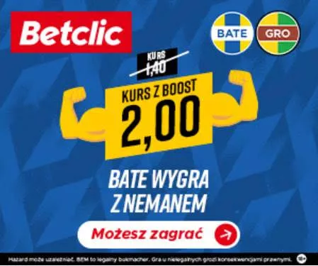 BOOST BETCLIC na zakłady bukmacherskie - liga białoruska 