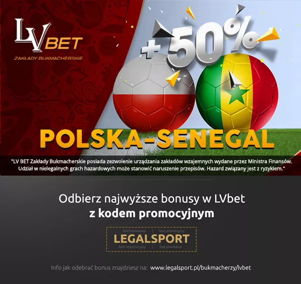 Promocja LVbet na mecz Polska – Senegal