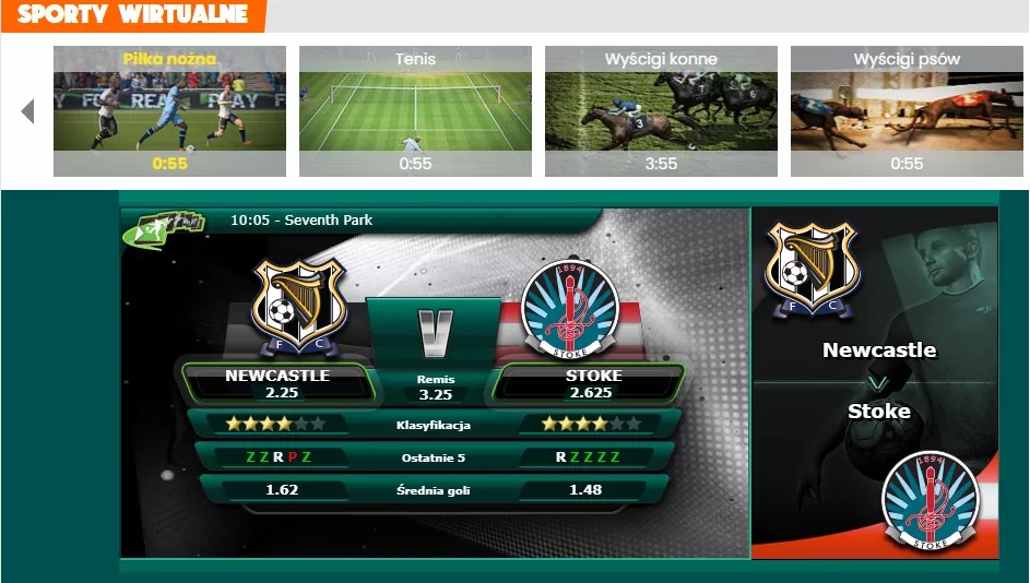 Virtuals w BETFAN online