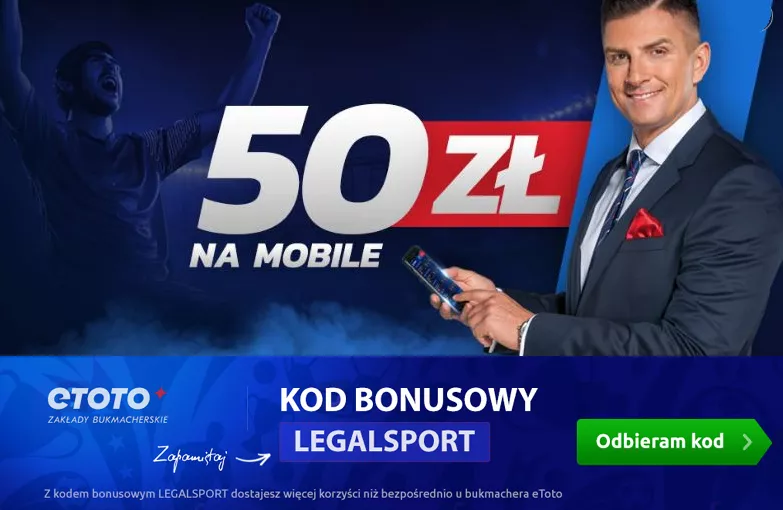 Bonus mobilny 50 PLN w aplikacji mobilnej eToto - zdjęcie do tekstu