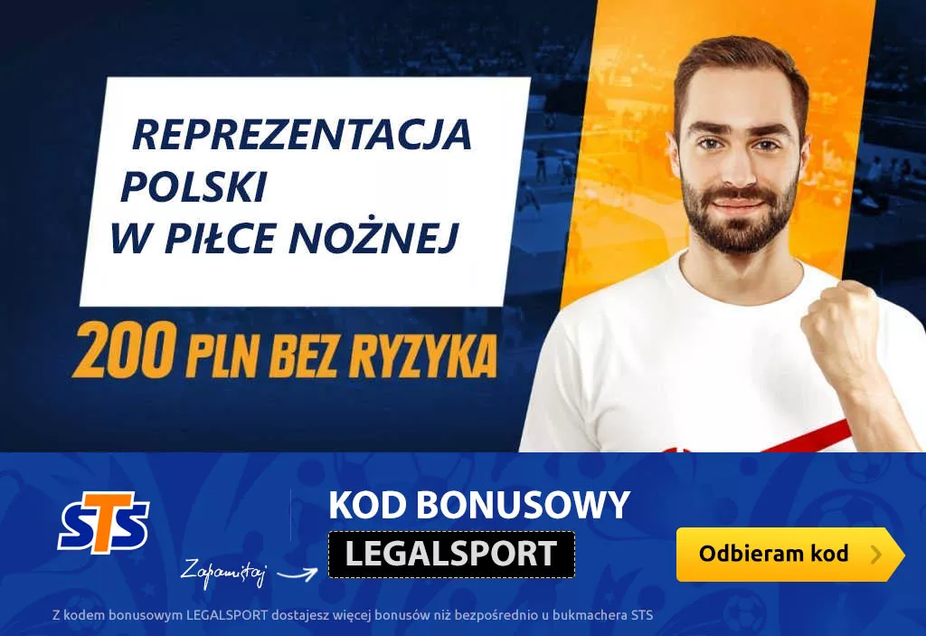 Kod promocyjny do bonusu na mecz reprezentacji