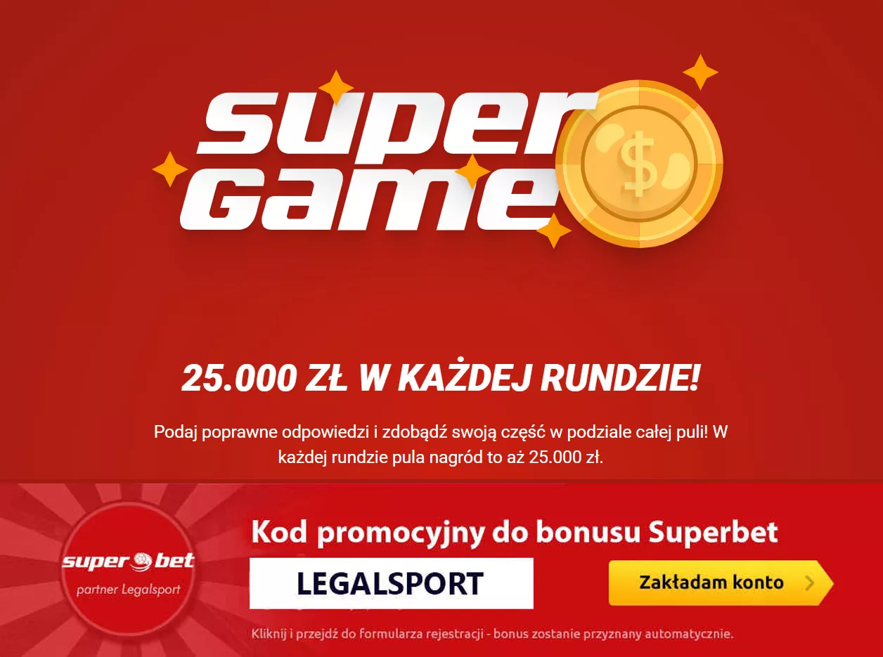 Jak wygrać 25 000 zł u bukmachera (gra Super Game)