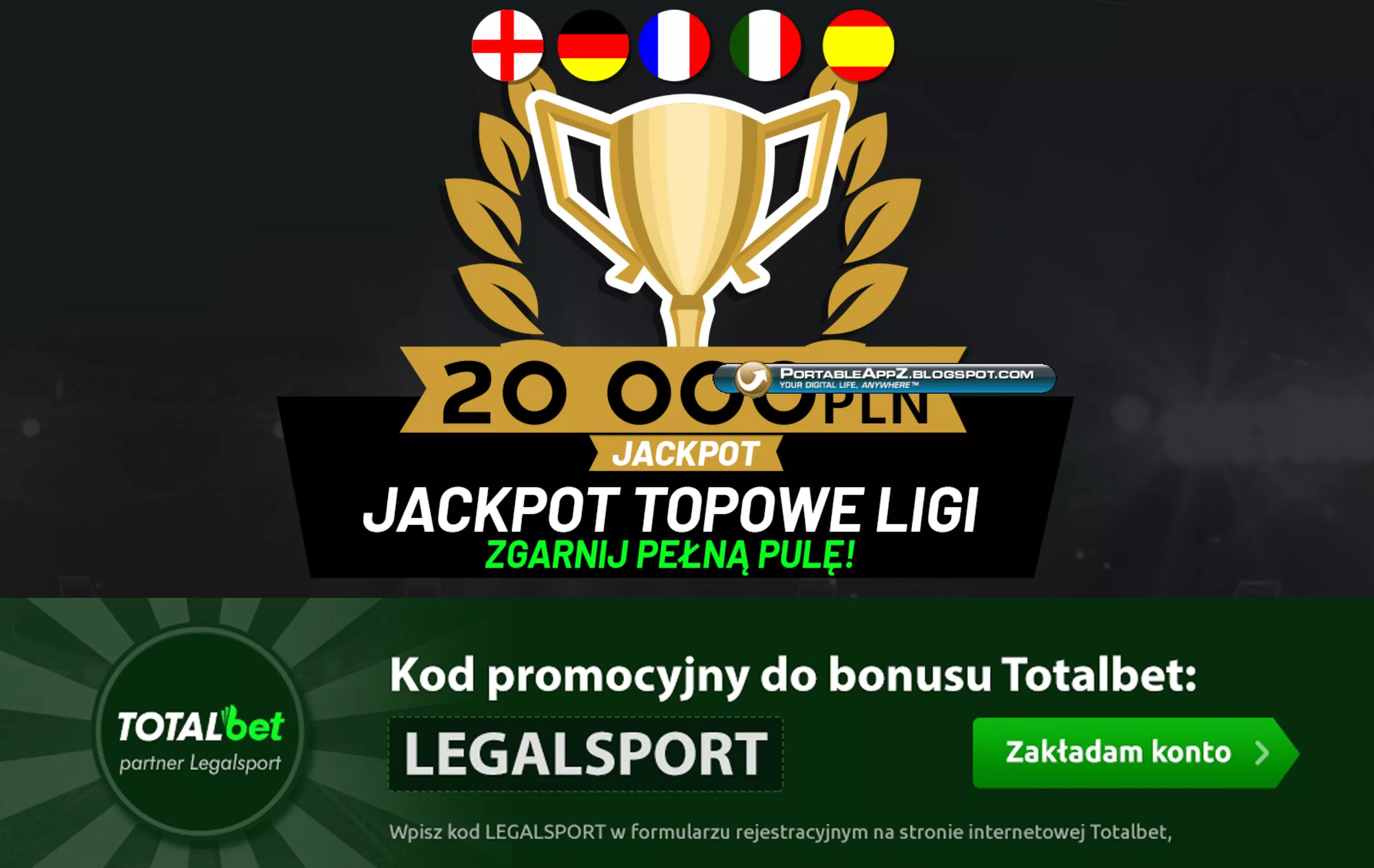 Topowe Ligi - Jackpot 20 000 zł u bukmachera