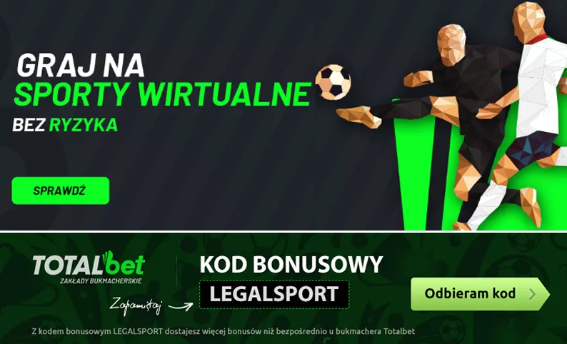 TOTALbet bez ryzyka na sporty wirtualne