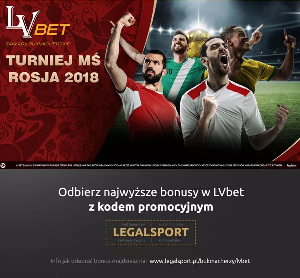 Promocja na mundial w LVbet - bonus za kod po rejestracji