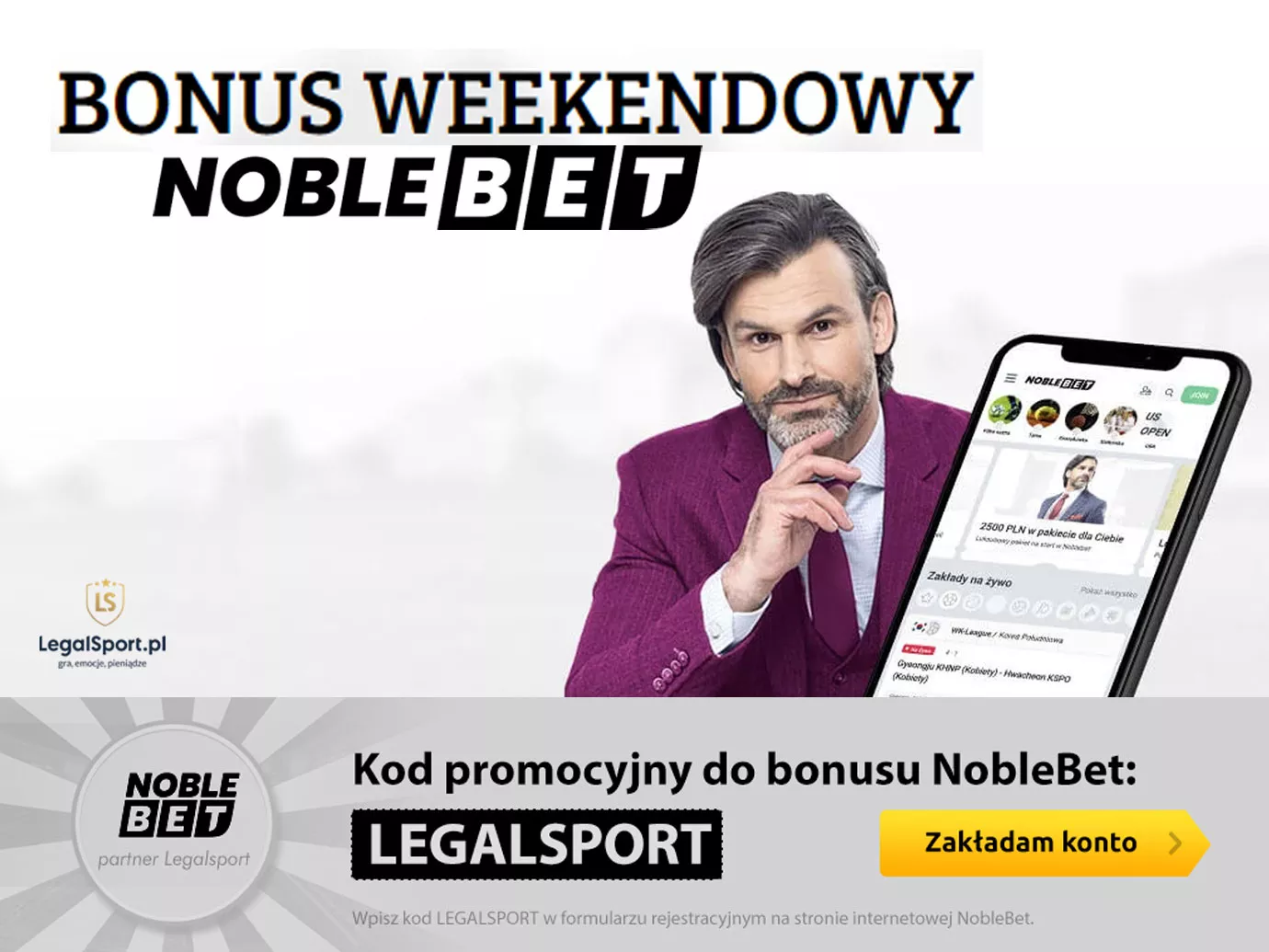 Weekendowy bonus 200 PLN w Noblebet