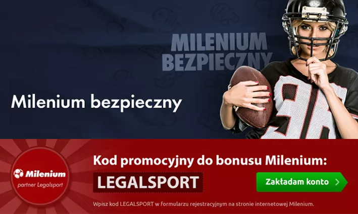 Milenium Bezpieczny - zabezpieczenie kuponu bukmacherskiego przed jednym nietrafionym typem