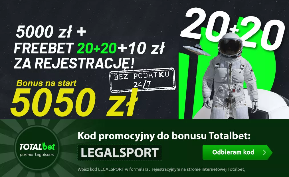Totalbet bonus 