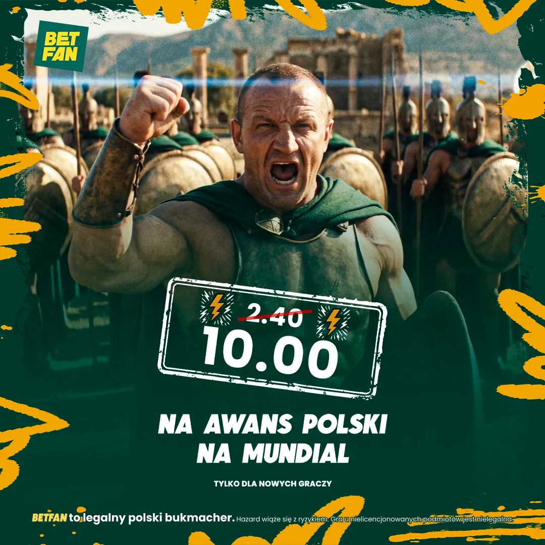 Boost 10.00 na awans Polski na mundial w BETFAN