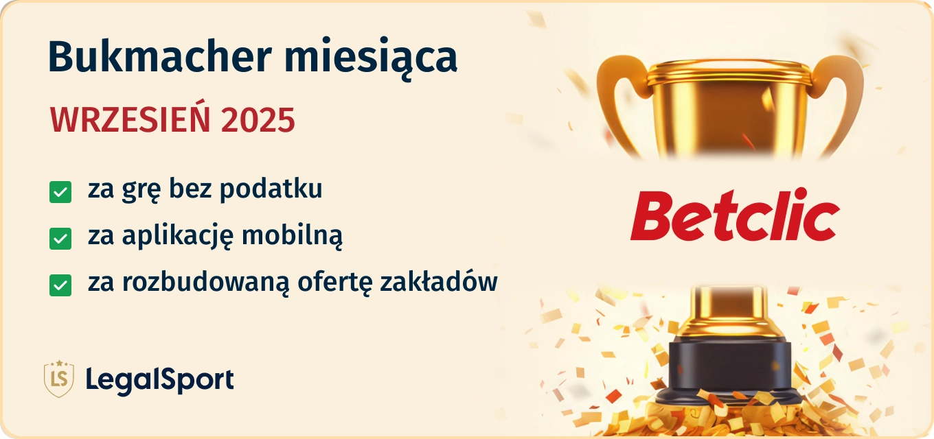 Bukmacher miesiąca
